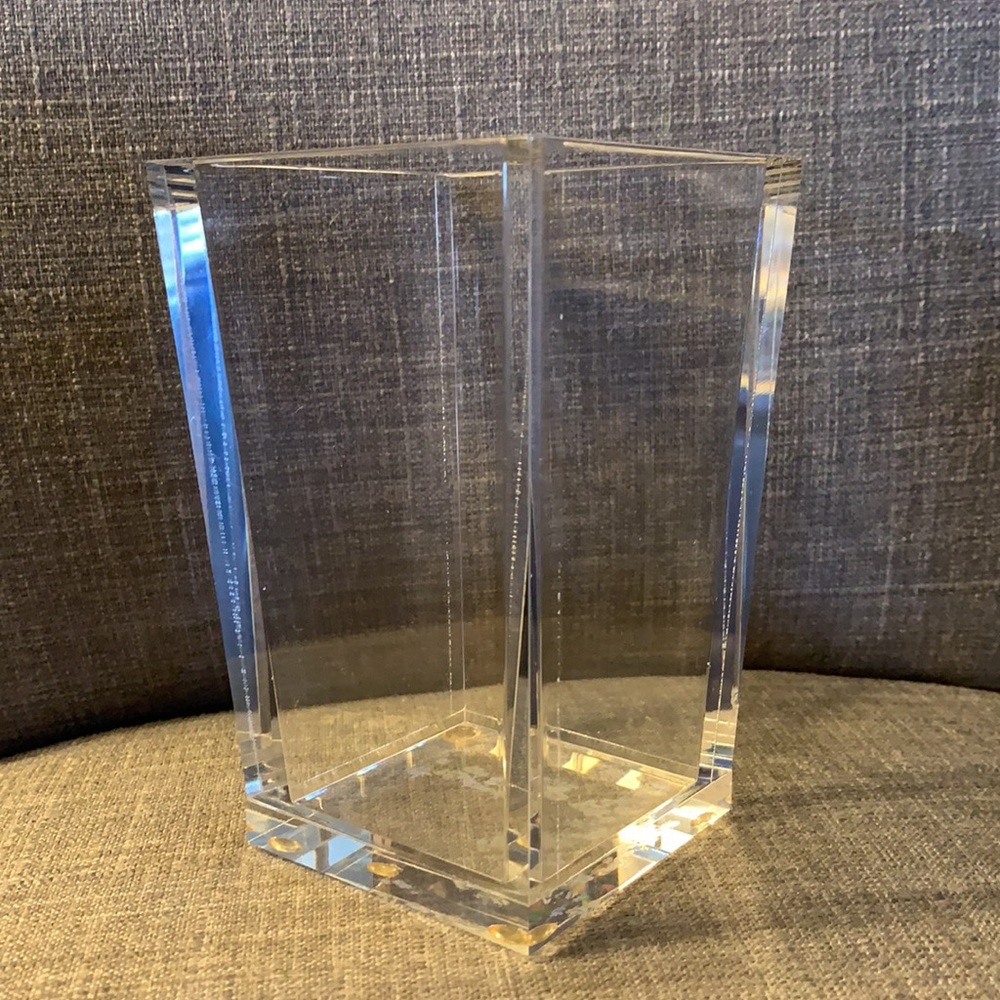 Acrylic holder for pens etc. - clear